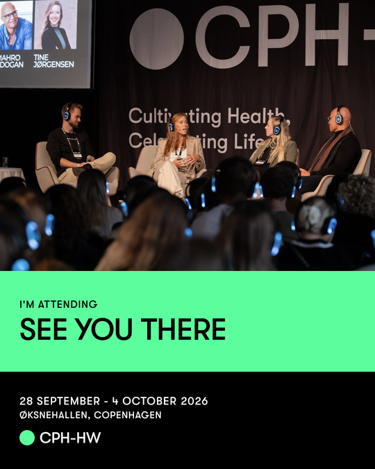 From the floor — Copenhagen Health Week attendee card